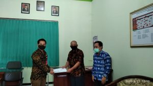 Silaturahim dengan bapak Kasi SMP DInas Pendidikan Kabupaten Kediri Bpk. Dr. Nur Miftahul Fuad, S. Pd., M. Pd.