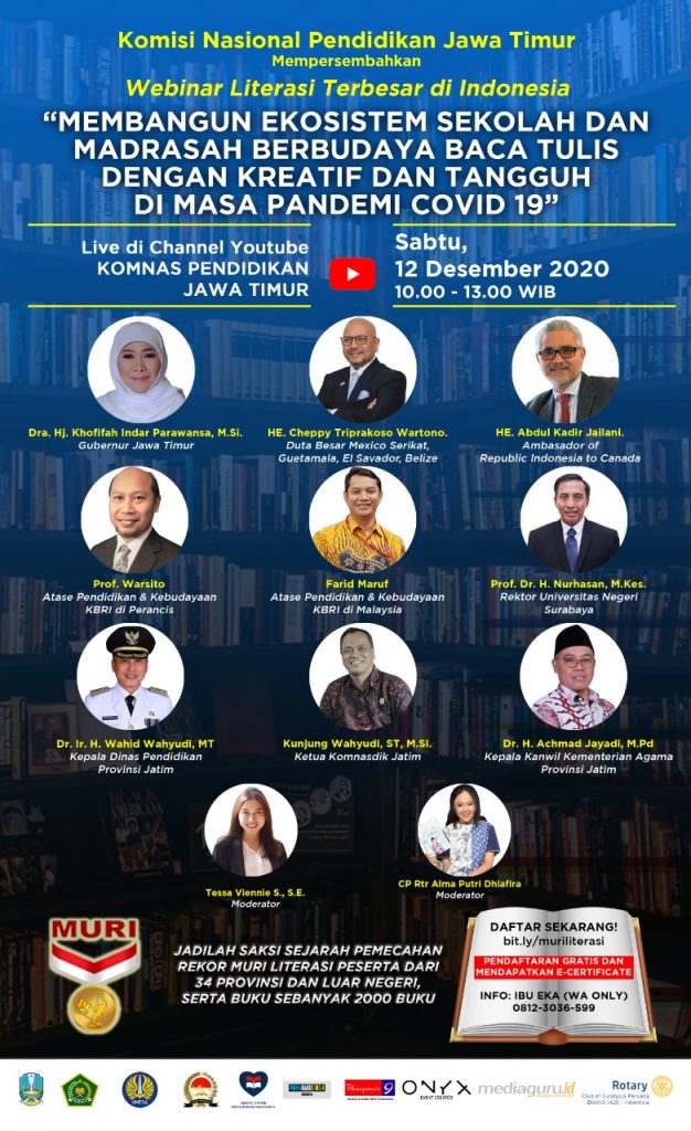 webinar KOMNASDIK jawa timur